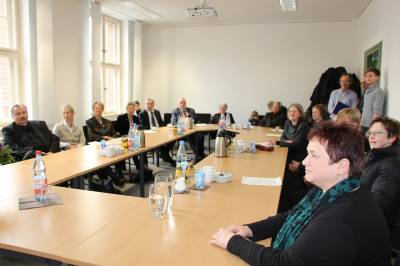 Die Gste der Ordensverleihung